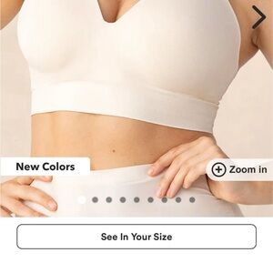 Small Shapermint Cream supportive comfort bra